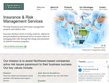 Tablet Screenshot of insurancepartners.biz